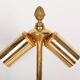 Mid-Century Hollywood Regency Orange Velvet Table Lamp, France, 1960s