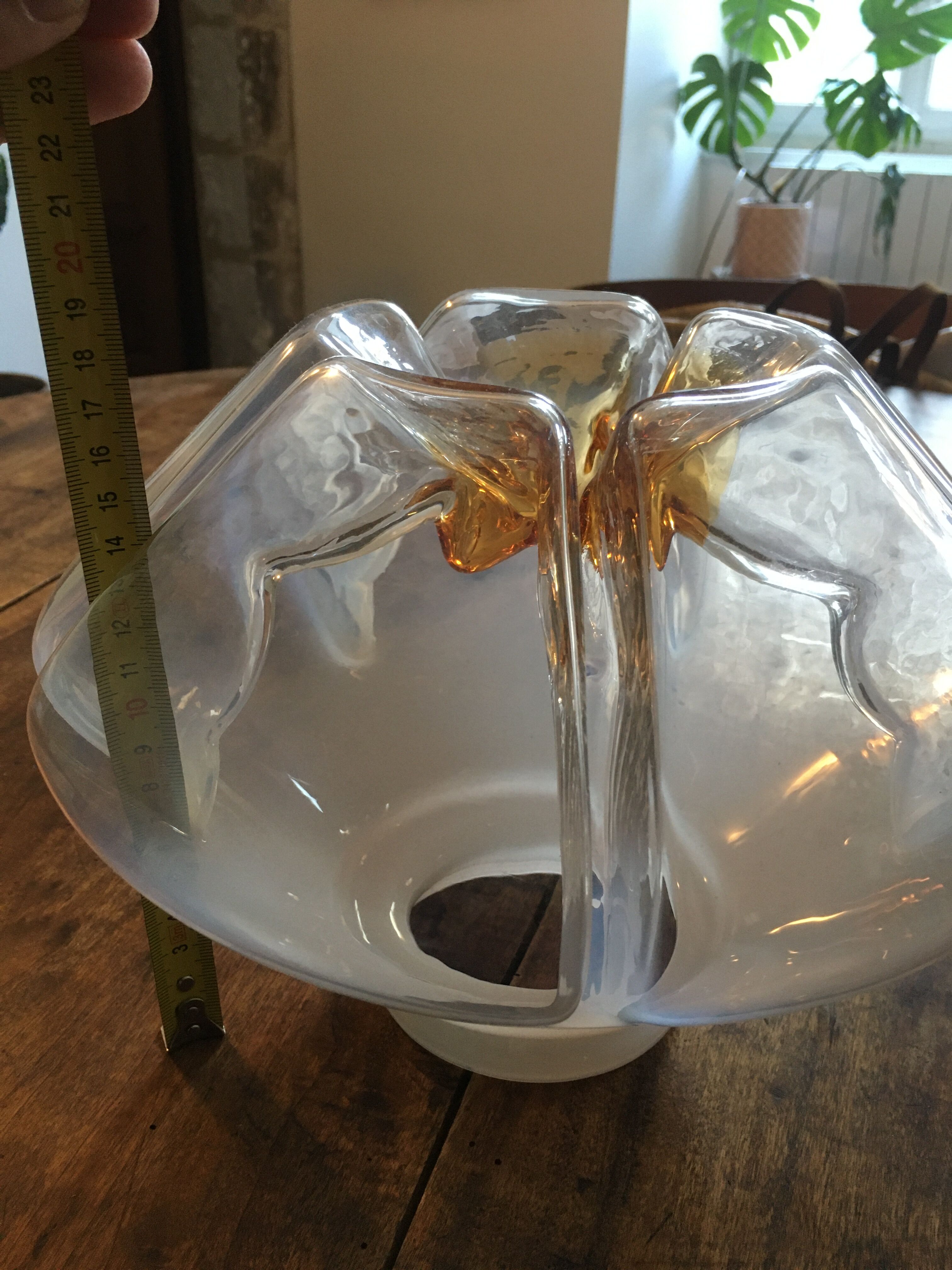 Globe en verre Mazzega Murano