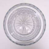 Large Cut Crystal Glass Vase 1960s Belgium