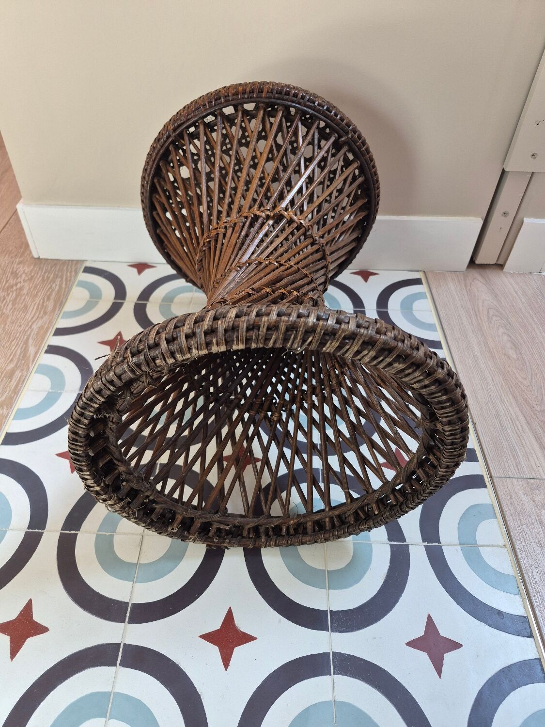Rattan stool