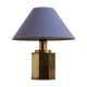 Octagonal brass lamp