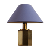 Octagonal brass lamp