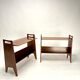 Mid-Century Wooden Side Tables by Gio Ponti, 1950s, Set of 2