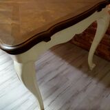 Folding oak table provence style