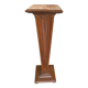 Antique wooden and marble column pedestal – Art Deco style