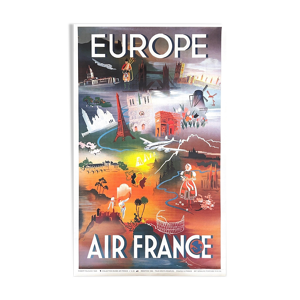 Affiche Air France europe