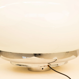 Lampe "Donut" en opaline par Mazzega 70's