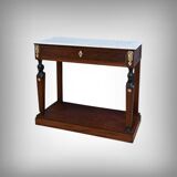 Console retour d’Égypte en acajou, époque Empire, début XIXe