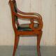 Chesterfield upholstered leather office chair, Victorian style