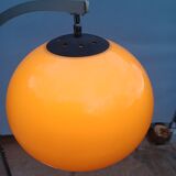 Vintage height adjustable arch floor lamp 1960s-70s