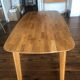 Dalmar table in solid oak, 160 x 80 cm
