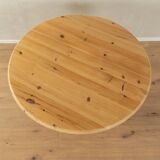 80s extendable Dining Table with wooden struts