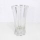 Diamond-shaped glass vase