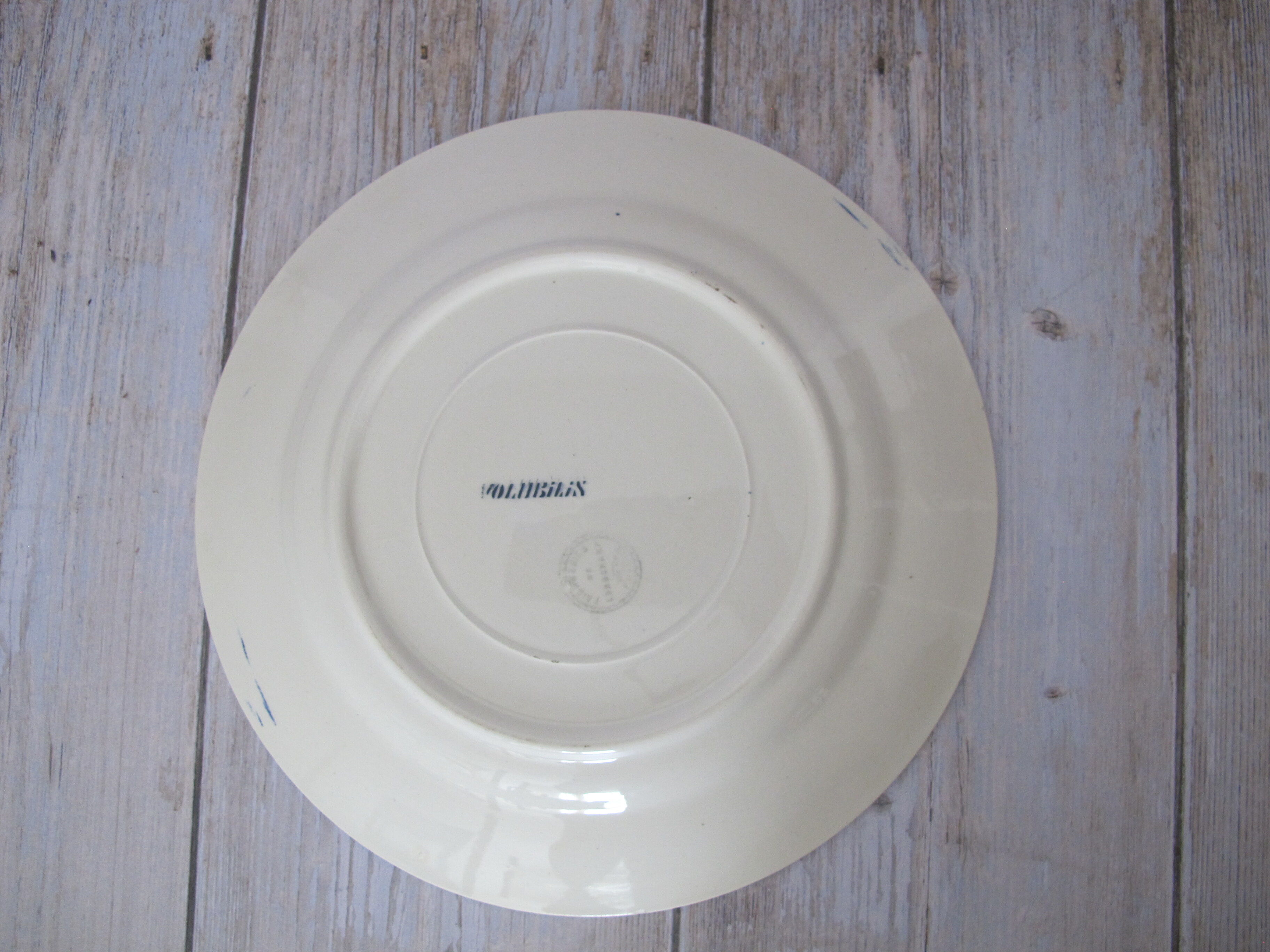 Longchamp earthenware serving dish, "Volubilis" model