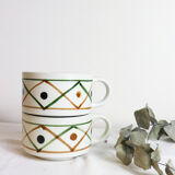 Pair of mugs, vintage