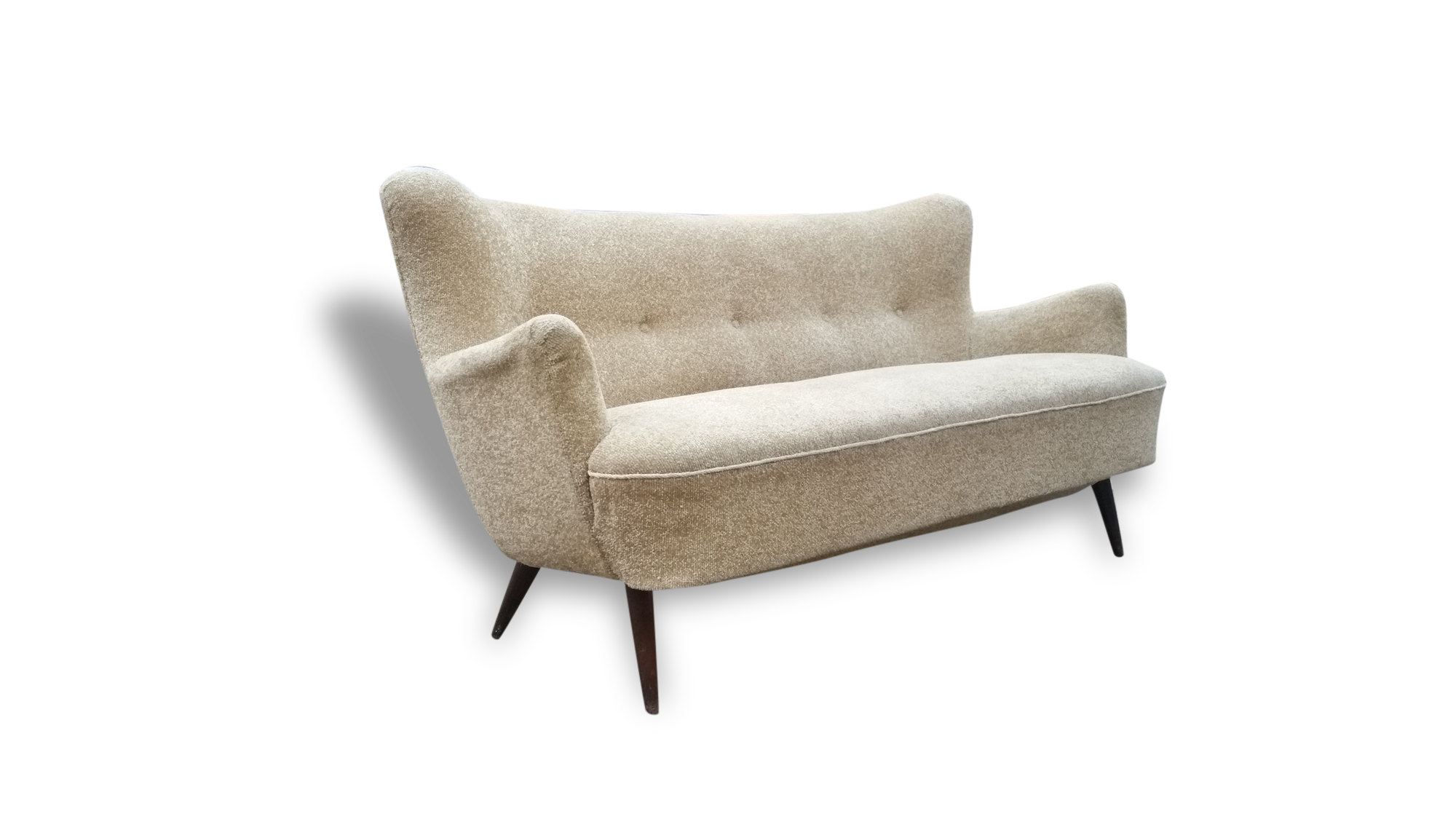 Couch sofa Club Wing EGG flesh organic year 50