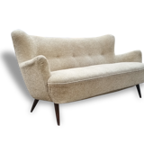 Canapé sofa Club Wing EGG chair organic annéee 50