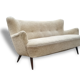 Couch sofa Club Wing EGG flesh organic year 50