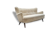 Couch sofa Club Wing EGG flesh organic year 50
