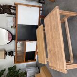 Stripped farm coffee table