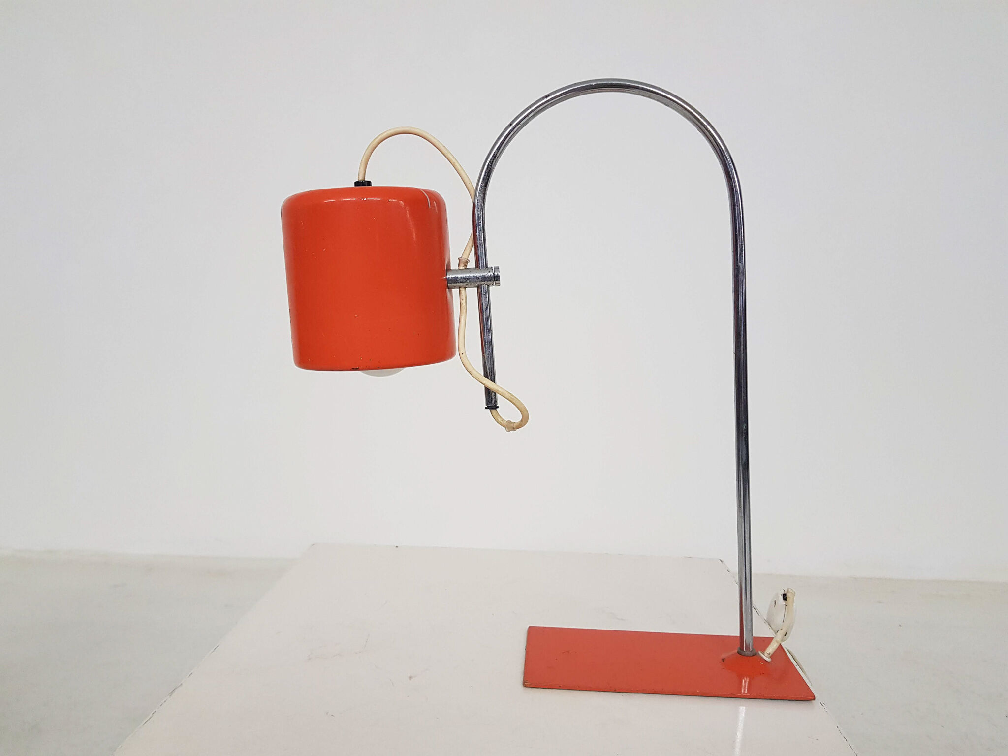Lampe orange Pays-bas 1960 's