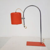 Mid-century orange desk light, The Netherlands 1960’s