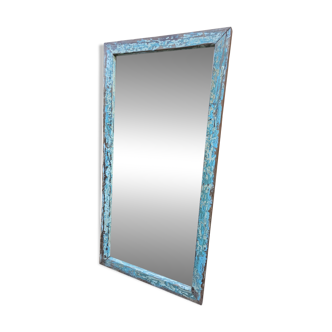 Burmese teak mirror