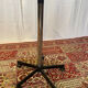 Vintage chrome and black metal parrot coat rack