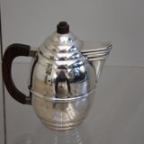 Silver plated coffee and tea set in art deco style - France - 1950's