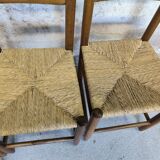 Lot de quatre chaises vintage