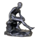 Hermès at rest, black patinated bronze after the antique.