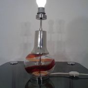 Italian Glass Floor Lamp, 1970s