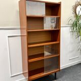 Vintage glass bookcase