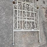 Small 2-tier metal and wooden stand 1960