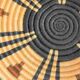 African mural basket