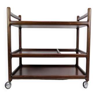 Serving Trolley By Johannes Andersen Made In Mahogany From 1960s