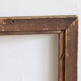 Old gilded frame