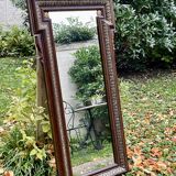 Miroir en bois et laiton style Napoléon