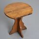 Wall-mounted table in solid wood, French Alps, around 1970.