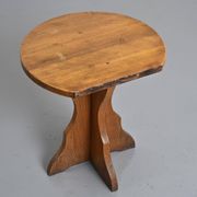 Table murale en bois massif, Alpes françaises, vers 1970