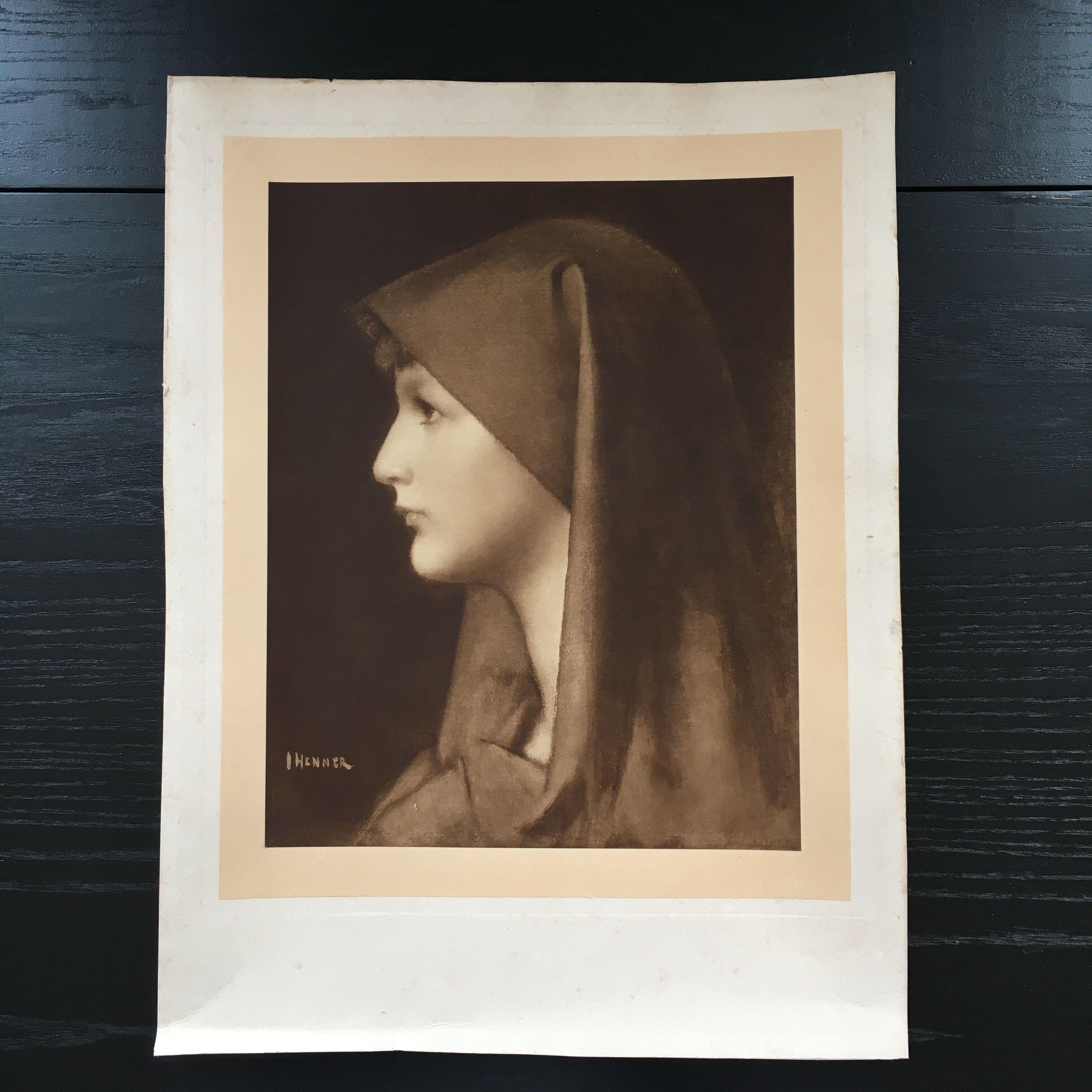 Photo print Sainte Fabiola after Henner