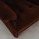 Brown armchair Coronado, Italian design, 1960s, manufacturer: B&B Italia, d