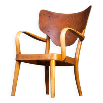 Armchair Model 2280 by Magnus Læssøe Stephensen for Fritz Hansen, 1950s