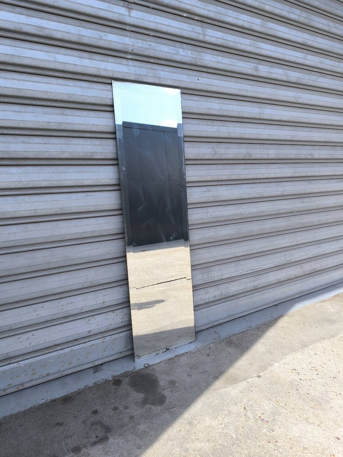 Art Deco Beveled Mirror 123 x 36