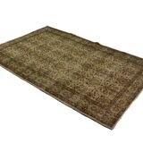 One-of-a-kind turkish handwoven vintage rug - rustic vintage charm 275x 165 cm
