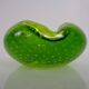 Green Sommerso Murano Glass Ashtrays, Italy, 1960s, Set of 2