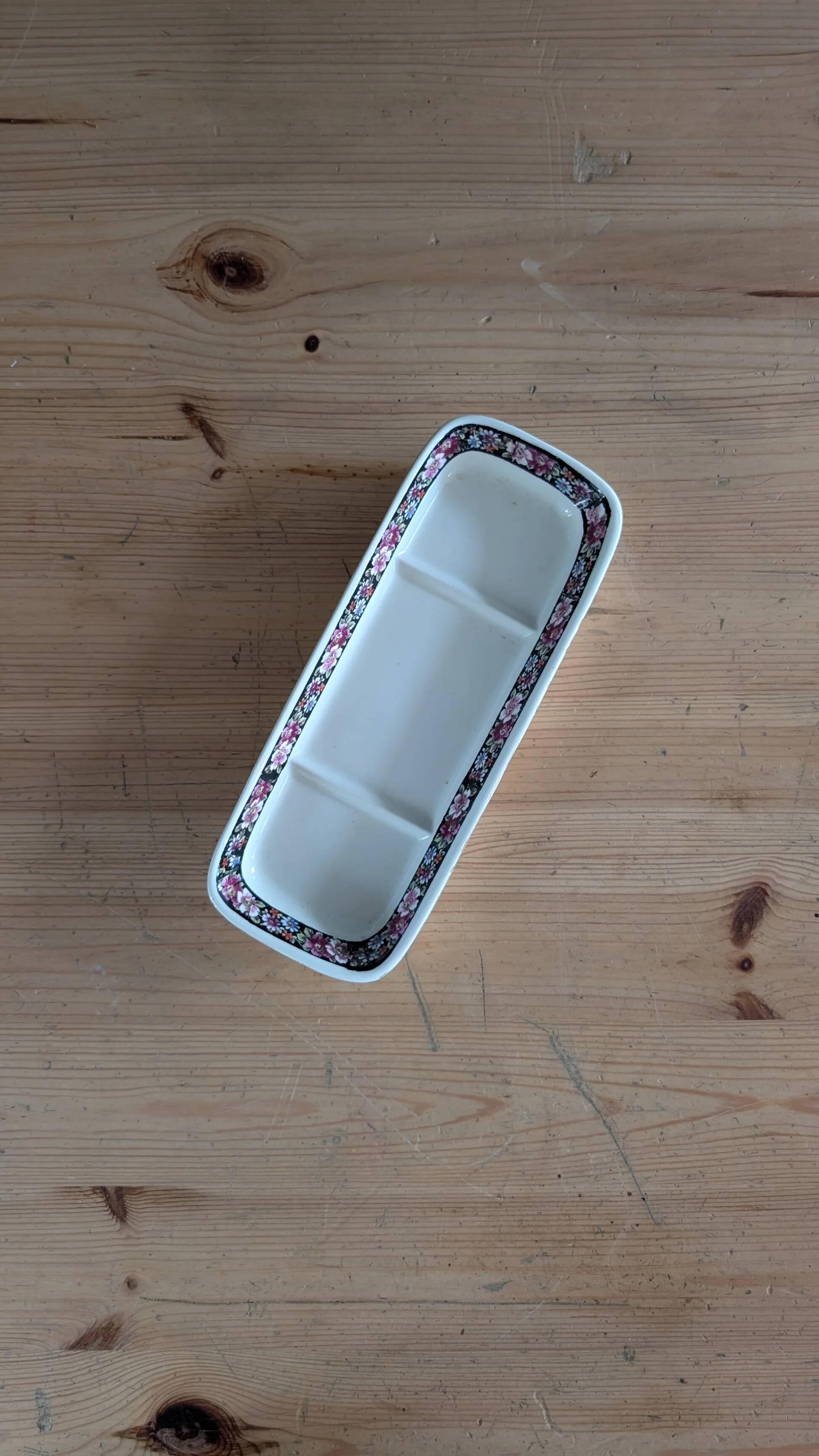 Ceramic soap dish - Boch La Louvière