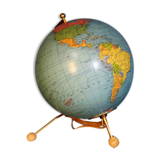 Globe terrestre Taride 1950