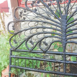 Black rattan headof