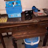 Bureau + tabouret bois